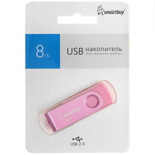 Купить Память USB Flash 8 ГБ Smartbuy Twist [SB008GB2TWP] в интернет-магазине DNS. Характеристики, цена Smartbuy Twist | 9954170.