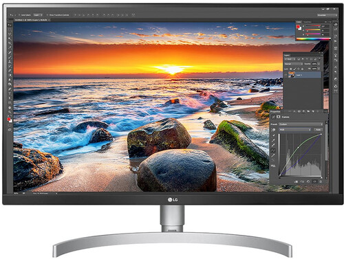 Купить Монитор LG  27" 27UK850-W [HDR10, FS, ZF3, IPS, 3840x2160, 1000:1, 350 кд/м2, 5 мс, 2х5Вт, 2xHDMI2.0, DP1.2,USB Type-C, Pivot, Swivel, HA] в интернет-магазине DNS. Характеристики, цена  | 1229799.