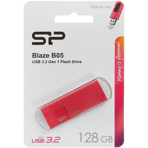 Купить Память USB Flash 128 ГБ Silicon Power Blaze B05 [SP128GBUF3B05V1H] в интернет-магазине DNS. Характеристики, цена Silicon Power Blaze B05 | 5046303.