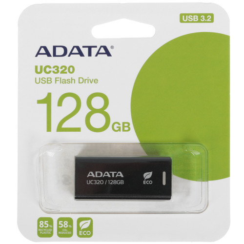 Купить Память USB Flash 128 ГБ ADATA UC320 [UC320-128G-RBK/BK] в интернет-магазине DNS. Характеристики, цена ADATA UC320 | 5614486.