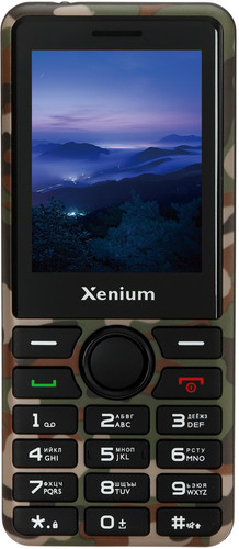 Купить Сотовый телефон Xenium X524 камуфляжный в интернет-магазине DNS. Характеристики, цена Xenium X524 | 9167338.
