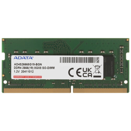 Купить Оперативная память SODIMM ADATA [AD4S26668G19-BGN] 8 ГБ в интернет-магазине DNS. Характеристики, цена ADATA | 5651505.