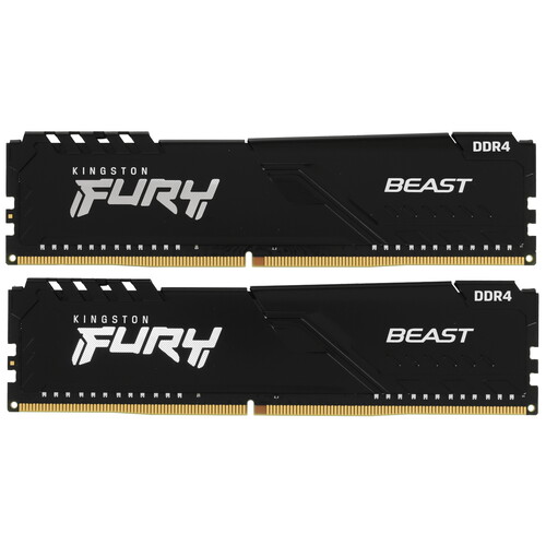 Купить Оперативная память Kingston FURY Beast Black [KF426C16BBK2/8] 8 ГБ в интернет-магазине DNS. Характеристики, цена Kingston FURY Beast Black | 5053557.