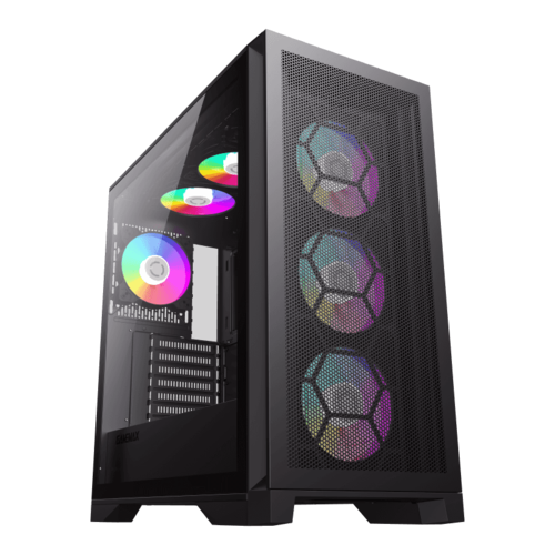 Купить Корпус GameMax Leader [ГС-00007416] черный в интернет-магазине DNS. Характеристики, цена GameMax Leader | 9063354.
