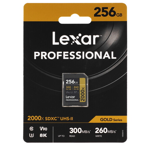 Купить Карта памяти Lexar SDXC 256 ГБ [LSD2000256G-BNNNG] в интернет-магазине DNS. Характеристики, цена  | 5456357.