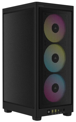 Купить Корпус Corsair 2000D RGB AIRFLOW [CC-9011246-CN] черный в интернет-магазине DNS. Характеристики, цена Corsair 2000D RGB AIRFLOW | 5609945.