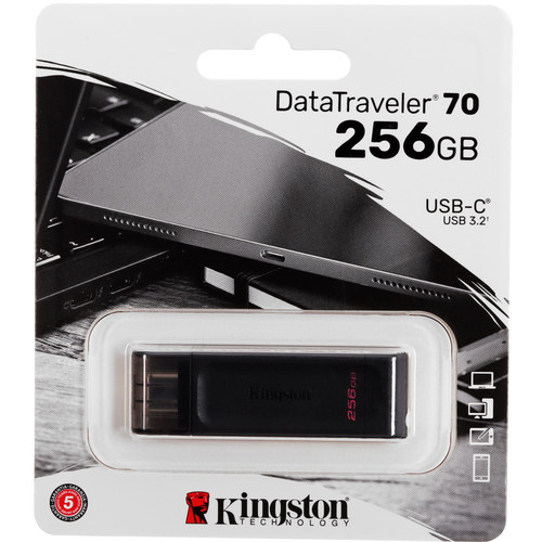 Купить Память OTG USB Flash 256 ГБ Kingston DataTraveler 70 [DT70/256GB] в интернет-магазине DNS. Характеристики, цена Kingston DataTraveler 70 | 5459371.