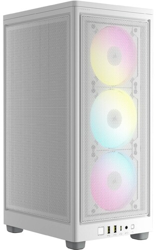 Купить Корпус Corsair 2000D RGB AIRFLOW [CC-9011247-CN] белый в интернет-магазине DNS. Характеристики, цена Corsair 2000D RGB AIRFLOW | 5609946.