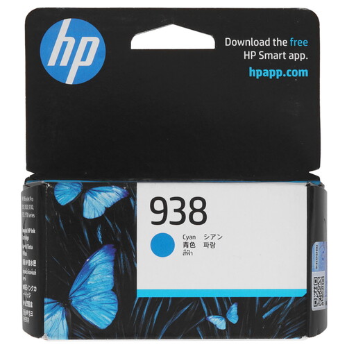Купить Картридж HP 938 голубой в интернет-магазине DNS. Характеристики, цена HP 938 | 5498888.