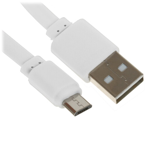 Купить Кабель FinePower micro USB-B - USB Type-A белый 1 м в интернет-магазине DNS. Характеристики, цена FinePower | 1380252.