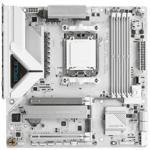 Купить Материнская плата GIGABYTE B850M EAGLE WIFI6E ICE в интернет-магазине DNS. Характеристики, цена GIGABYTE B850M EAGLE WIFI6E ICE | 5630832.