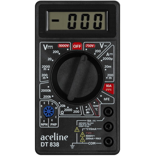 Купить Мультиметр Aceline DT 838 в интернет-магазине DNS. Характеристики, цена Aceline DT 838 | 5424839.