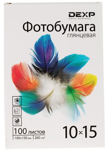 Купить Фотобумага DEXP Glossy 0805548 в интернет-магазине DNS. Характеристики, цена DEXP Glossy 0805548 | 1011038.