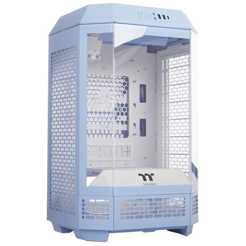 Купить Корпус Thermaltake The Tower 250 Hydrangea Blue [CA-1Z9-00SFWN-00] голубой в интернет-магазине DNS. Характеристики, цена Thermaltake The Tower 250 Hydrangea Blue | 5603445.