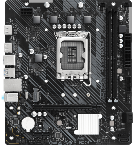 Купить Материнская плата ASRock H610M-H2/M.2 в интернет-магазине DNS. Характеристики, цена ASRock H610M-H2/M.2 | 9202968.