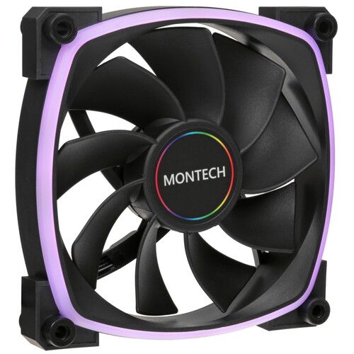 Купить Реверсный вентилятор Montech RX 120 PWM  черный в интернет-магазине DNS. Характеристики, цена Montech RX 120 PWM | 5086189.