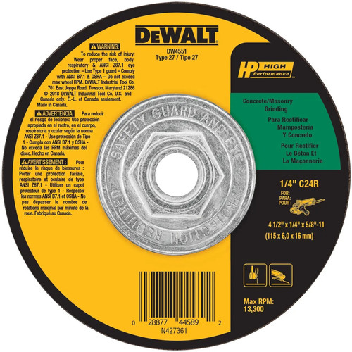 Купить Диск обдирочный DeWalt DW4551 в интернет-магазине DNS. Характеристики, цена DeWalt DW4551 | 5937531.
