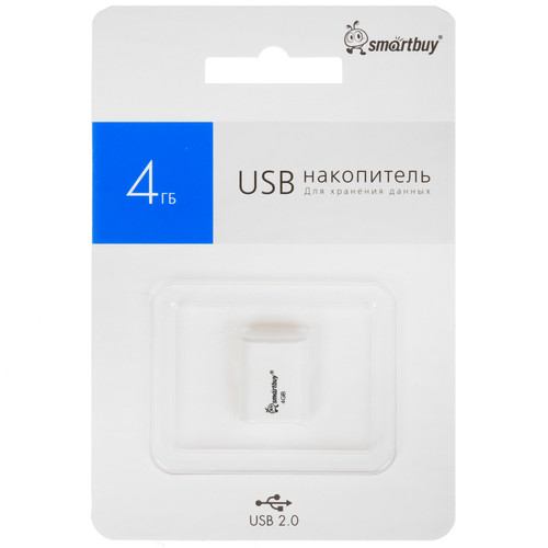 Купить Память USB Flash 4 ГБ Smartbuy LARA [SB4GBLARA-W] в интернет-магазине DNS. Характеристики, цена Smartbuy LARA | 5929360.