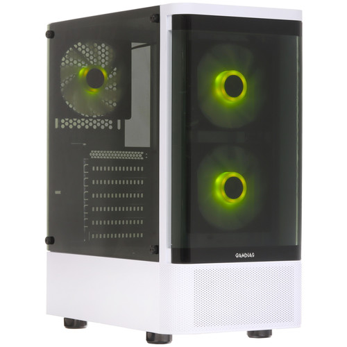 Купить Корпус GAMDIAS TALOS E3 CG [16332-32AB3-30000-G] белый в интернет-магазине DNS. Характеристики, цена GAMDIAS TALOS E3 CG | 5611561.