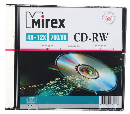 Купить CD-диск Mirex CD-RW в интернет-магазине DNS. Характеристики, цена  | 1238398.