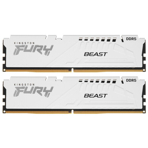 Купить Оперативная память Kingston FURY Beast White [KF556C40BWK2-32] 32 ГБ в интернет-магазине DNS. Характеристики, цена Kingston FURY Beast White | 5406625.
