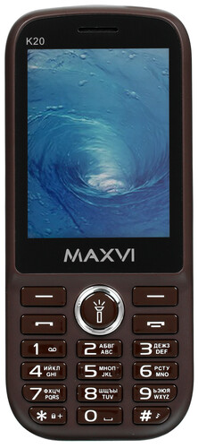 Купить Сотовый телефон Maxvi K20 коричневый в интернет-магазине DNS. Характеристики, цена Maxvi K20 | 5005182.