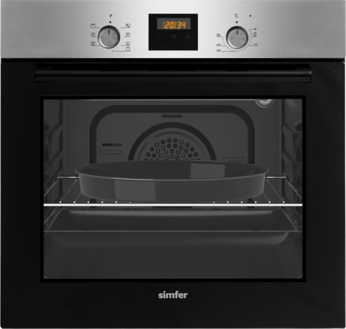 Купить Электрический духовой шкаф Simfer B6EM56024 серебристый в интернет-магазине DNS. Характеристики, цена Simfer B6EM56024 | 9125101.