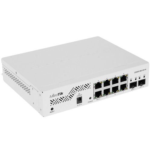 Купить Коммутатор MikroTik CSS610-8G-2S+IN в интернет-магазине DNS. Характеристики, цена MikroTik CSS610-8G-2S+IN | 4744809.