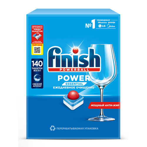 Купить Средство для ПММ Finish Power Essential в интернет-магазине DNS. Характеристики, цена Finish Power Essential | 5455266.