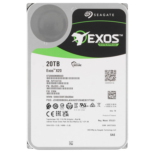 Купить LFF (3.5") Серверный HDD Seagate Exos X20 в интернет-магазине DNS. Характеристики, цена Seagate Exos X20 | 5436347.