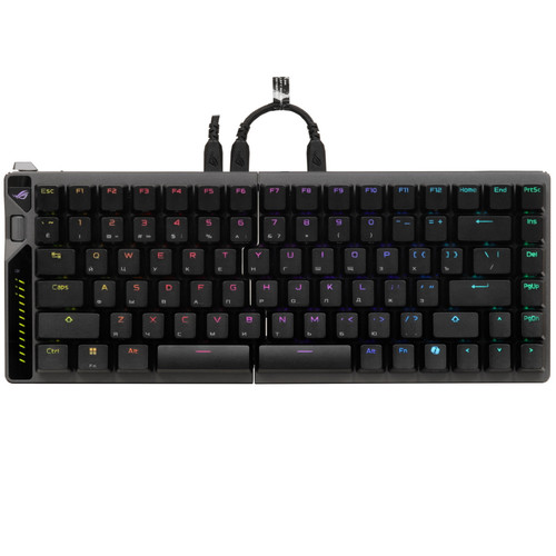 Купить Клавиатура  проводная + беспроводная ASUS M703 ROG Falcata цвет черный в интернет-магазине DNS. Характеристики, цена ASUS M703 ROG Falcata | 5650178.
