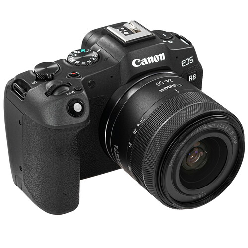Купить Беззеркальный фотоаппарат Canon EOS R8 Kit RF 24-50mm черный в интернет-магазине DNS. Характеристики, цена Canon EOS R8 Kit RF 24-50mm | 5421733.