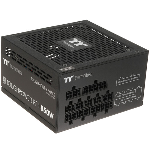 Купить Блок питания Thermaltake Toughpower PF1 850 [PS-TPD-0850FNFAPE-1] черный в интернет-магазине DNS. Характеристики, цена Thermaltake Toughpower PF1 850 | 1674176.