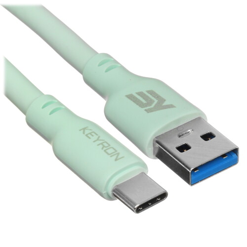 Купить Кабель KEYRON USB Type-C - USB Type-A зеленый 1.5 м в интернет-магазине DNS. Характеристики, цена KEYRON | 5433034.