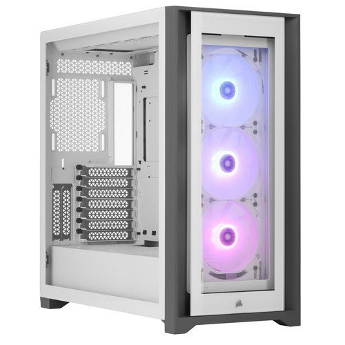 Купить Корпус Corsair iCUE 5000X RGB [CC-9011213-CN] белый в интернет-магазине DNS. Характеристики, цена Corsair iCUE 5000X RGB | 5609935.