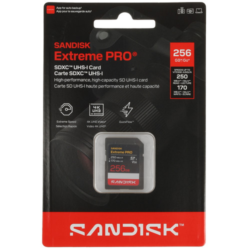 Купить Карта памяти SanDisk Extreme SDXC 256 ГБ [SDSDXXJ-256G-GSCIN] в интернет-магазине DNS. Характеристики, цена  | 5923726.