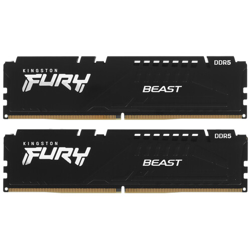 Купить Оперативная память Kingston FURY Beast Black [KF560C30BBEK2-32] 32 ГБ в интернет-магазине DNS. Характеристики, цена Kingston FURY Beast Black | 5606231.