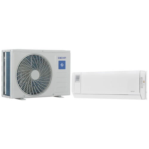 Купить Кондиционер настенный сплит-система DEXP AC-HED12INV белый в интернет-магазине DNS. Характеристики, цена DEXP AC-HED12INV | 9177424.