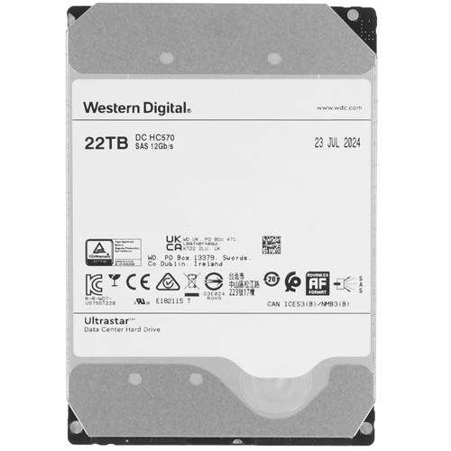 Купить LFF (3.5") Жесткий диск WD Ultrastar DC HC570 в интернет-магазине DNS. Характеристики, цена WD Ultrastar DC HC570 | 5631303.