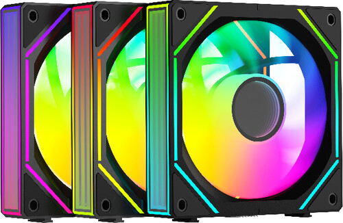 Купить Комплект вентиляторов Ocypus Gamma F12 UNI ARGB 3 IN 1 [Gamma-F12-BK3AM00U-GL] черный в интернет-магазине DNS. Характеристики, цена Ocypus Gamma F12 UNI ARGB 3 IN 1 | 5628520.