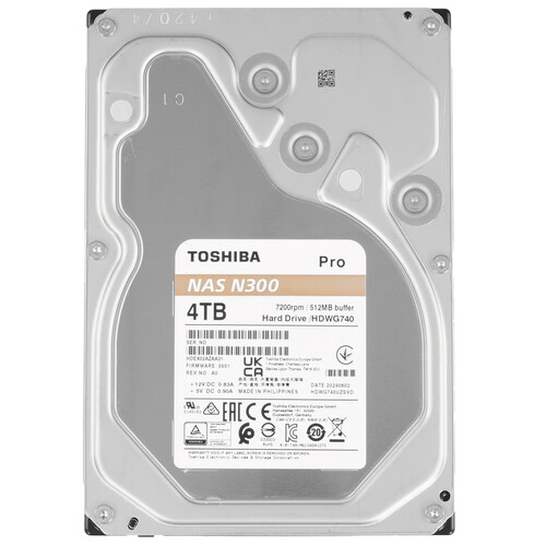 Купить 4 ТБ Жесткий диск Toshiba N300 Pro [HDWG740AZSTD] в интернет-магазине DNS. Характеристики, цена Toshiba N300 Pro | 5609481.