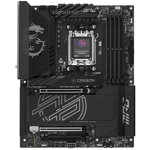 Купить Материнская плата MSI MPG X870E CARBON WIFI в интернет-магазине DNS. Характеристики, цена MSI MPG X870E CARBON WIFI | 5493539.