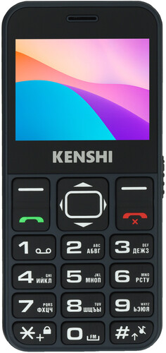 Купить Сотовый телефон KENSHI Senior 232 синий/черный в интернет-магазине DNS. Характеристики, цена KENSHI Senior 232 | 9187774.