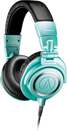 Купить Проводные наушники Audio-Technica ATH-M50X  бирюзовый 2014 в интернет-магазине DNS. Характеристики, цена Audio-Technica ATH-M50X | 5625776.