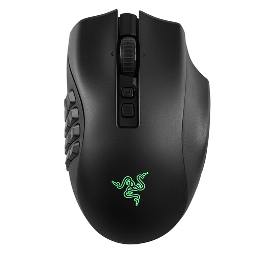 Купить Мышь беспроводная/проводная Razer Naga V2 Pro [RZ01-04400100-R3G1] черный в интернет-магазине DNS. Характеристики, цена Razer Naga V2 Pro | 5466242.