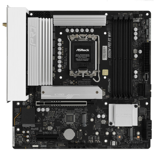 Купить Материнская плата ASRock B860M Pro RS WiFi в интернет-магазине DNS. Характеристики, цена ASRock B860M Pro RS WiFi | 5622743.