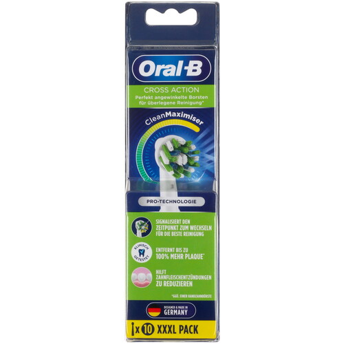 Купить Набор сменных насадок Braun Oral-B EB50RB Cross Action в интернет-магазине DNS. Характеристики, цена Braun Oral-B EB50RB Cross Action | 5409316.