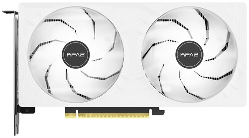 Купить Видеокарта KFA2 GeForce RTX 5050 CORE OC 2FAN LED White [55NSL8MHCZBK] в интернет-магазине DNS. Характеристики, цена KFA2 GeForce RTX 5050 CORE OC 2FAN LED White | 5634605.