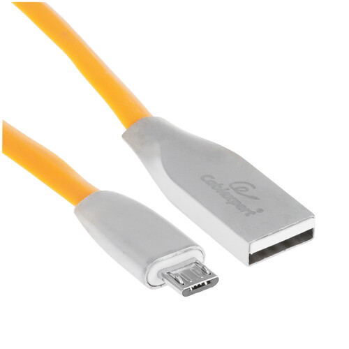 Купить Кабель Cablexpert micro USB-B - USB Type-A оранжевый 1 м в интернет-магазине DNS. Характеристики, цена Cablexpert Gold | 5485501.