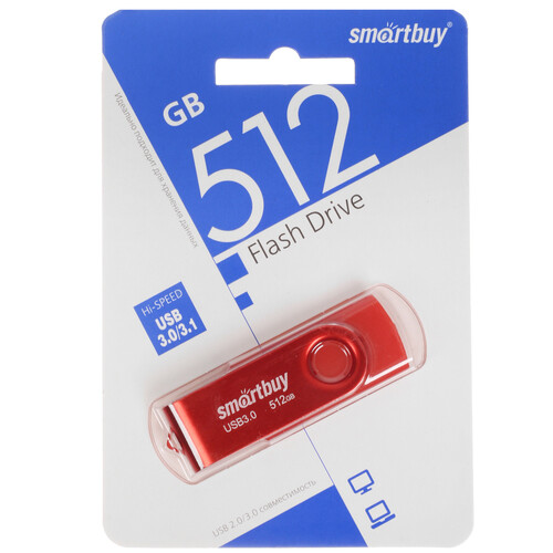 Купить Память USB Flash 512 ГБ Smartbuy Twist [SB512GB3TWR] в интернет-магазине DNS. Характеристики, цена Smartbuy Twist | 5408521.